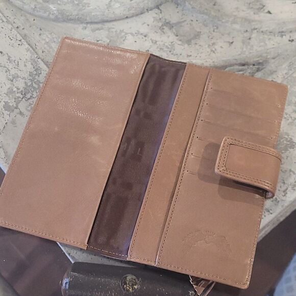 antonio Melani Leather Wallet Bifold - Picture 4 of 6